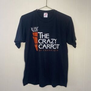 The Crazy Carrot black graphic t-shirt